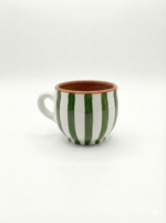 Hand-Painted Striped Ceramic Mug - Image 4