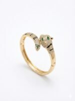 Luxurious Panther Head Bangle Bracelet