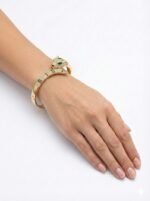Luxurious Panther Head Bangle Bracelet - Image 2