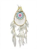 Handcrafted Bohemian Dreamcatcher Collection – Teardrop & Mandala Designs - Image 5