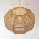 Natural Fiber Pendant Lamp – Boho & Artisanal Style