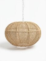 Natural Fiber Pendant Lamp – Boho & Artisanal Style - Image 2